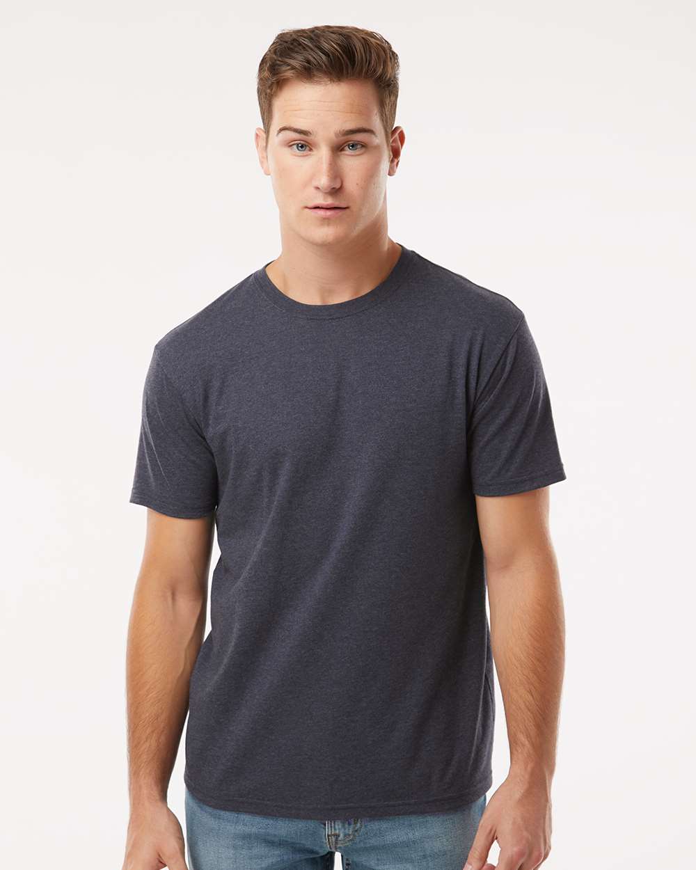 Unisex RecycledSoft™ T-Shirt - OnModelFront - B10062113 - Midnight Blue