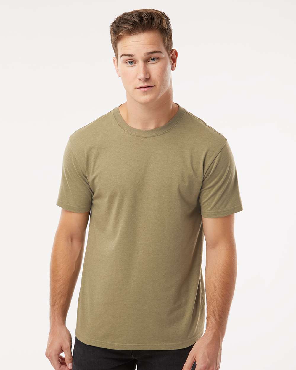 Unisex RecycledSoft™ T-Shirt - OnModelFront - B10062123 - Moss