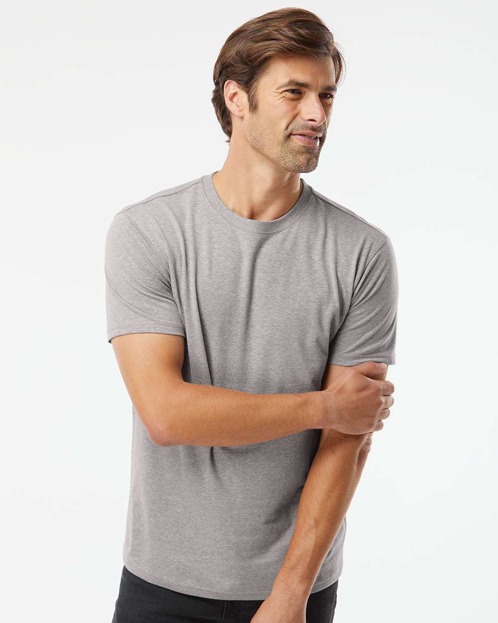 Unisex RecycledSoft™ T-Shirt - OnModelFront - B10062143 - Steel Grey