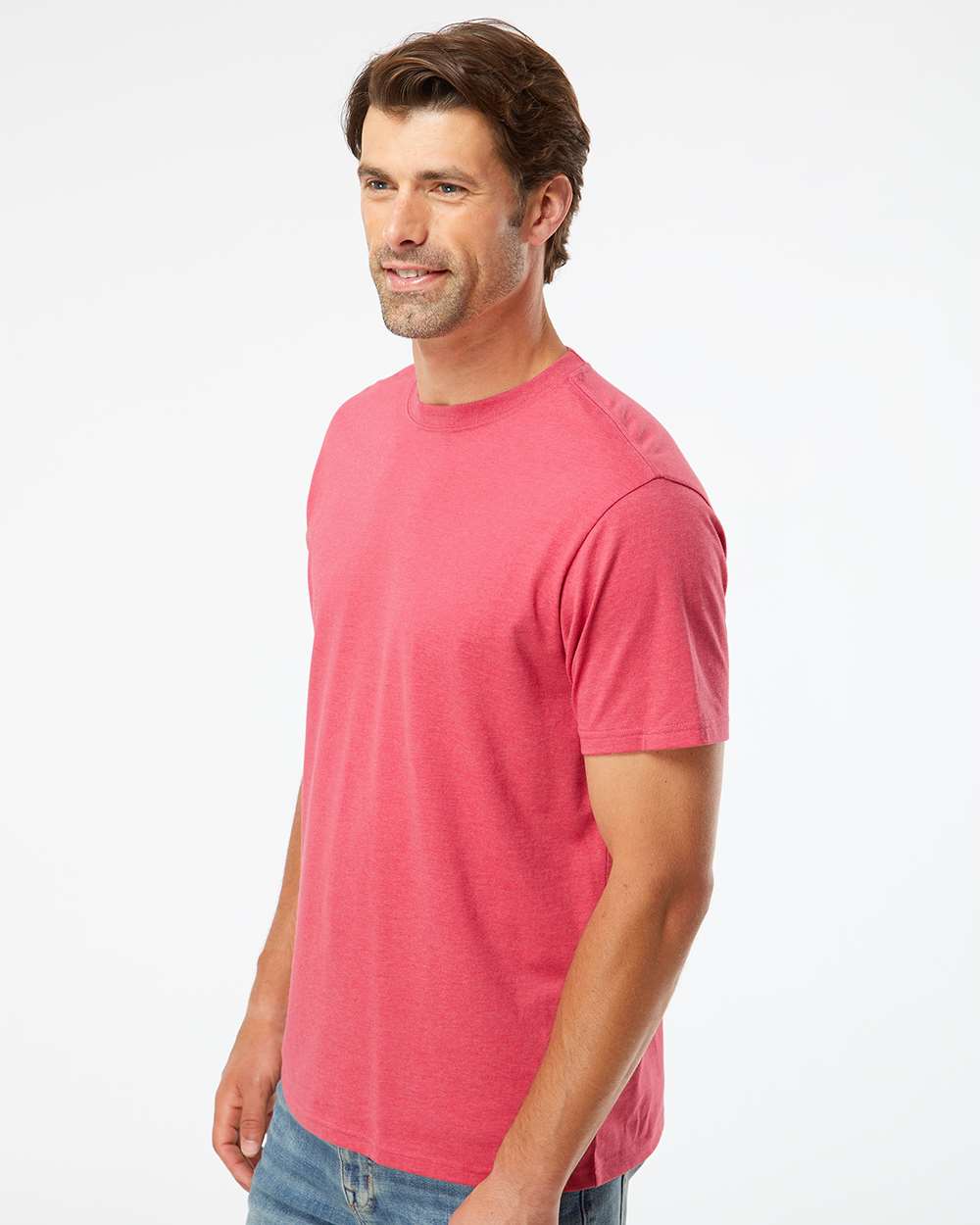 Unisex RecycledSoft™ T-Shirt - OnModelSide - B10062133 - Red