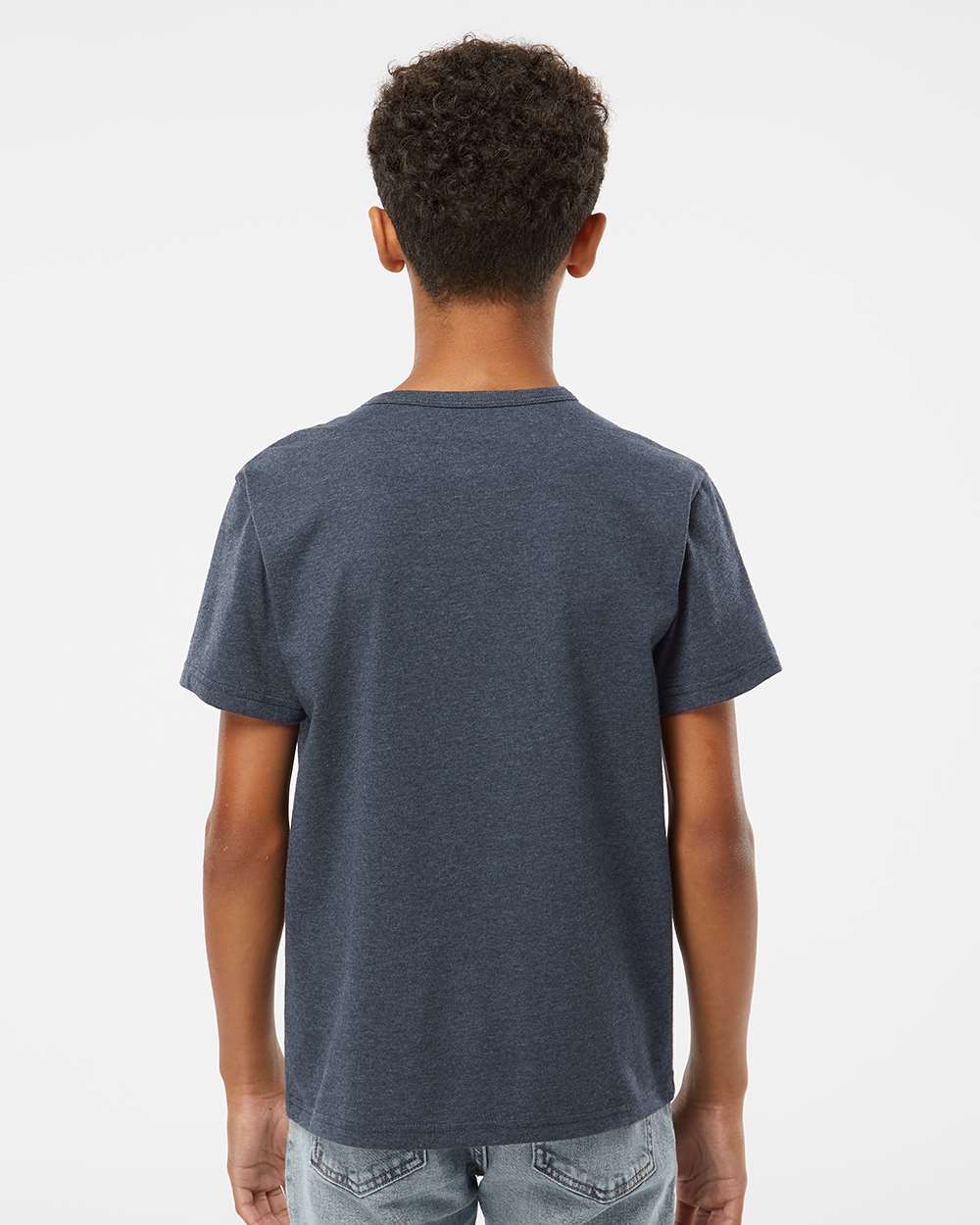 Youth RecycledSoft™ T-Shirt - OnModelBack - B10262102 - Midnight Blue