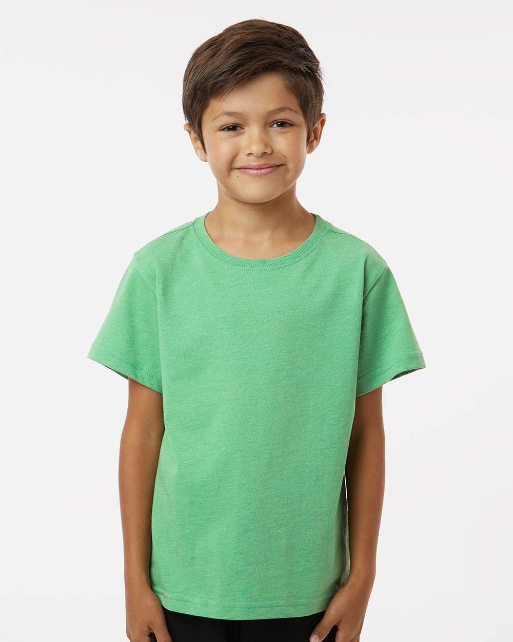 Youth RecycledSoft™ T-Shirt - OnModelFront - B10262602 - Green