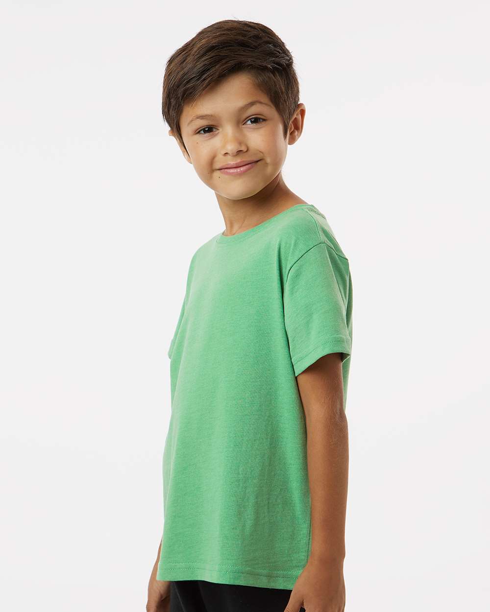 Youth RecycledSoft™ T-Shirt - OnModelSide - B10262602 - Green