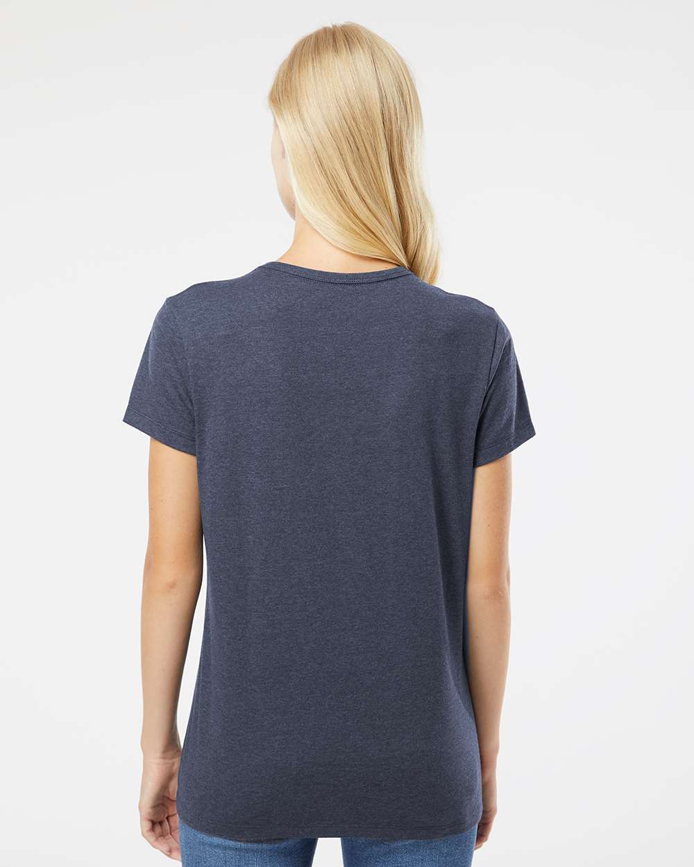 Women's RecycledSoft™ T-Shirt - OnModelBack - B10362103 - Midnight Blue