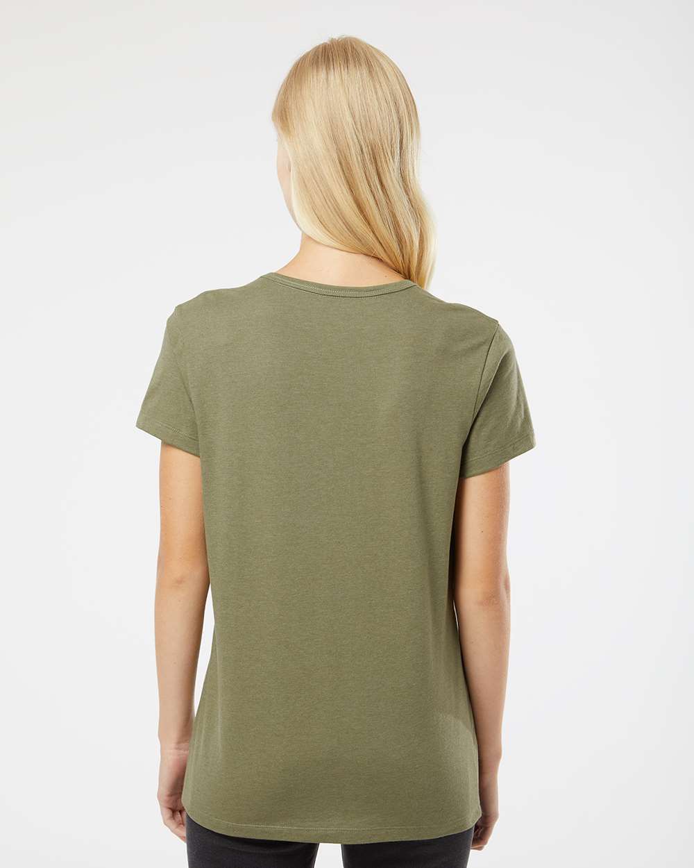 Women's RecycledSoft™ T-Shirt - OnModelBack - B10362113 - Moss