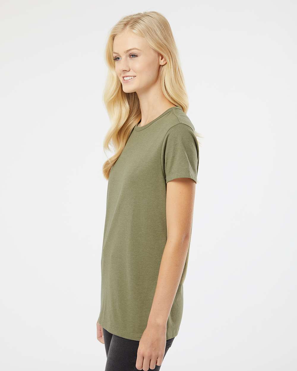 Women's RecycledSoft™ T-Shirt - OnModelSide - B10362113 - Moss