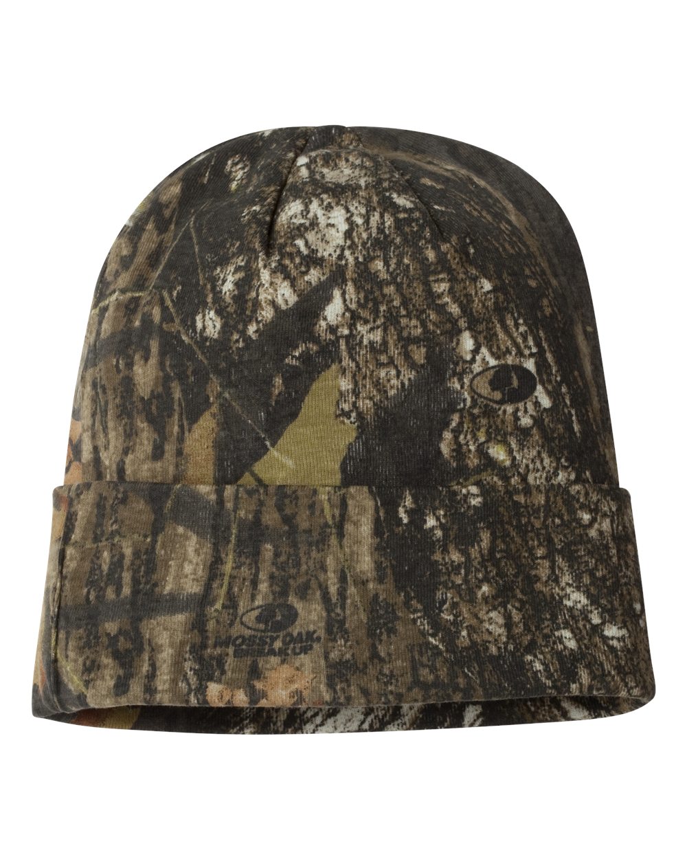 12" Licensed Camo Cuffed Beanie - Back - B85995620 - Mossy Oak BreakUp