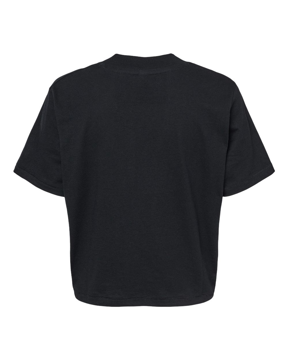 Women's Boxy Tee - Back - B06838103 - Blended Black