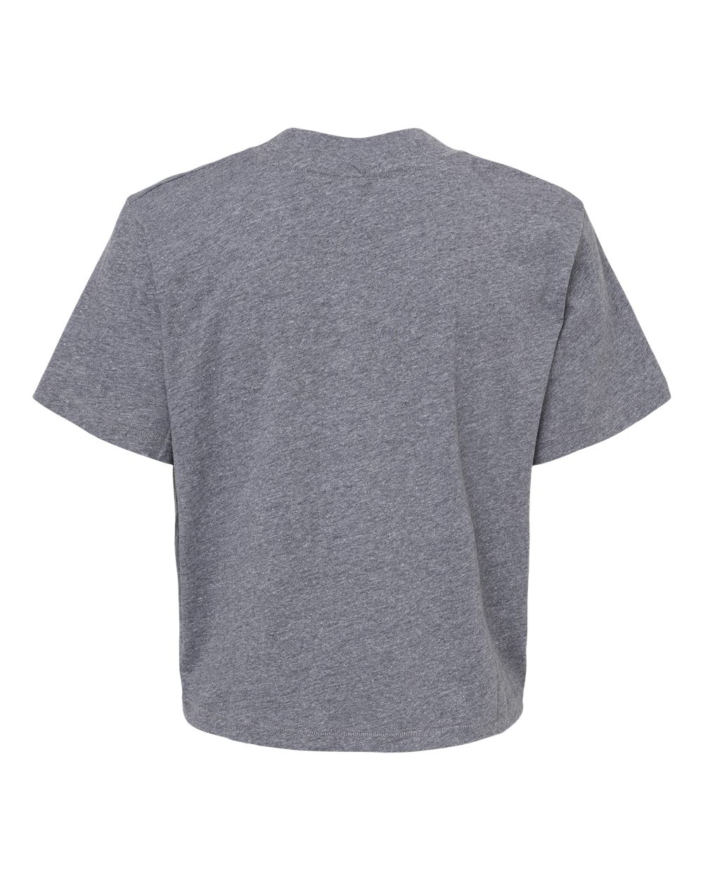 Women's Boxy Tee - Back - B06838133 - Granite Heather