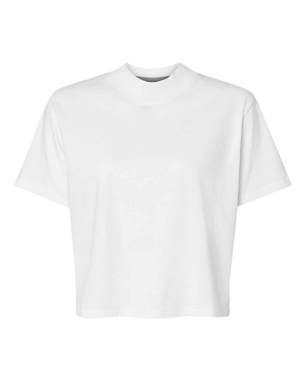 Women's Boxy Tee - Front - B06838013 - Blended White