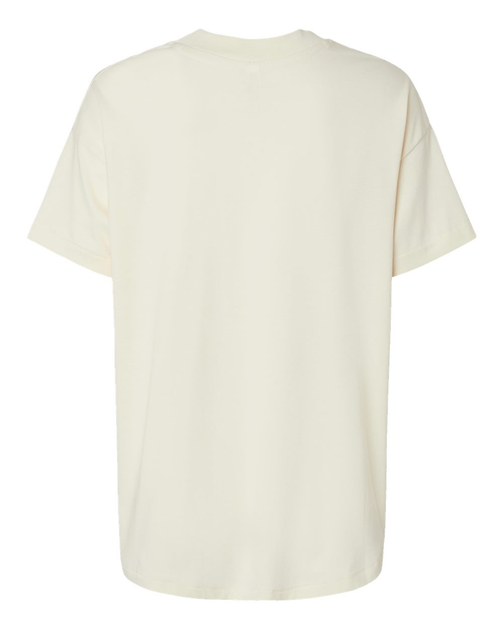 Women's Hi-Lo Tee - Back - B06938243 - Natural