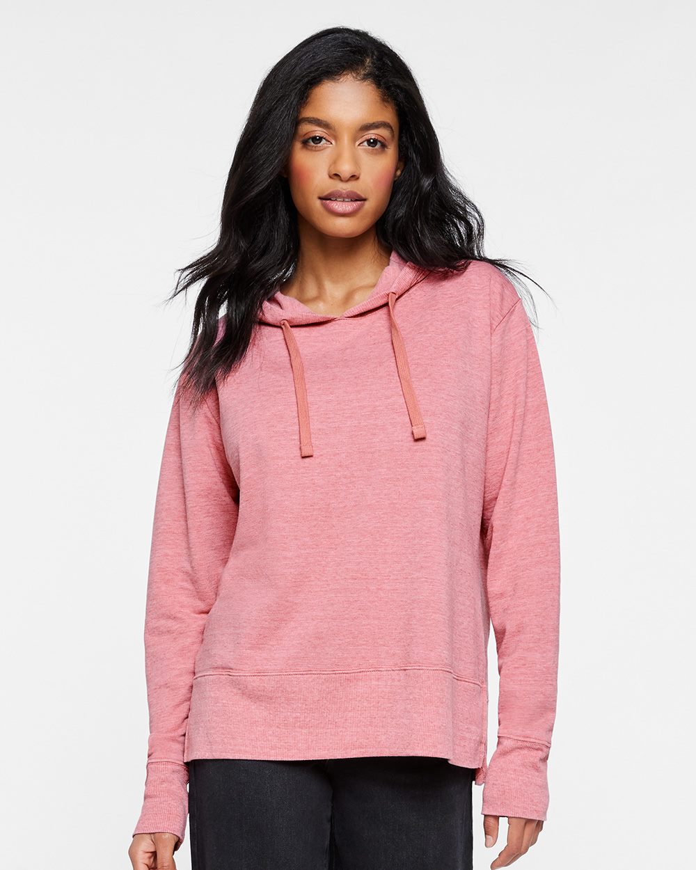 Women's Vintage Wash Hoodie Sweatshirt - styleImage