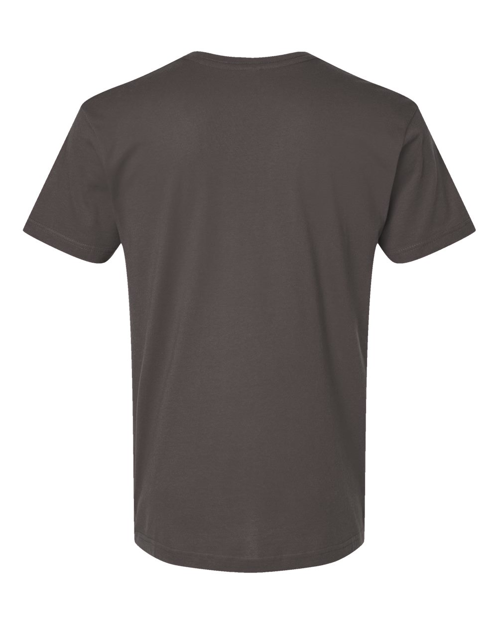 Unisex Fine Jersey Tee - Back - B00638092 - Charcoal
