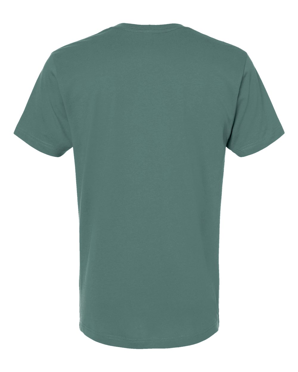 Unisex Fine Jersey Tee - Back - B00638143 - Basil