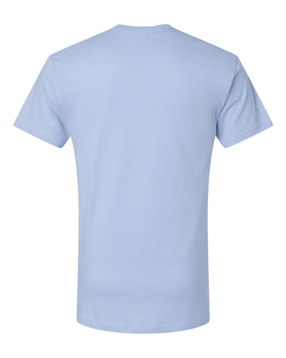 Unisex Fine Jersey Tee - Back - B00638253 - Light Blue