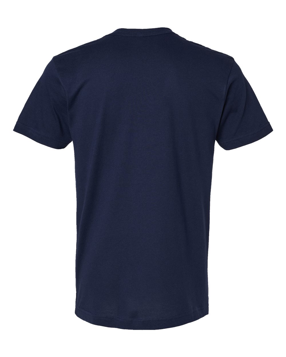 Unisex Fine Jersey Tee - Back - B00638652 - Navy