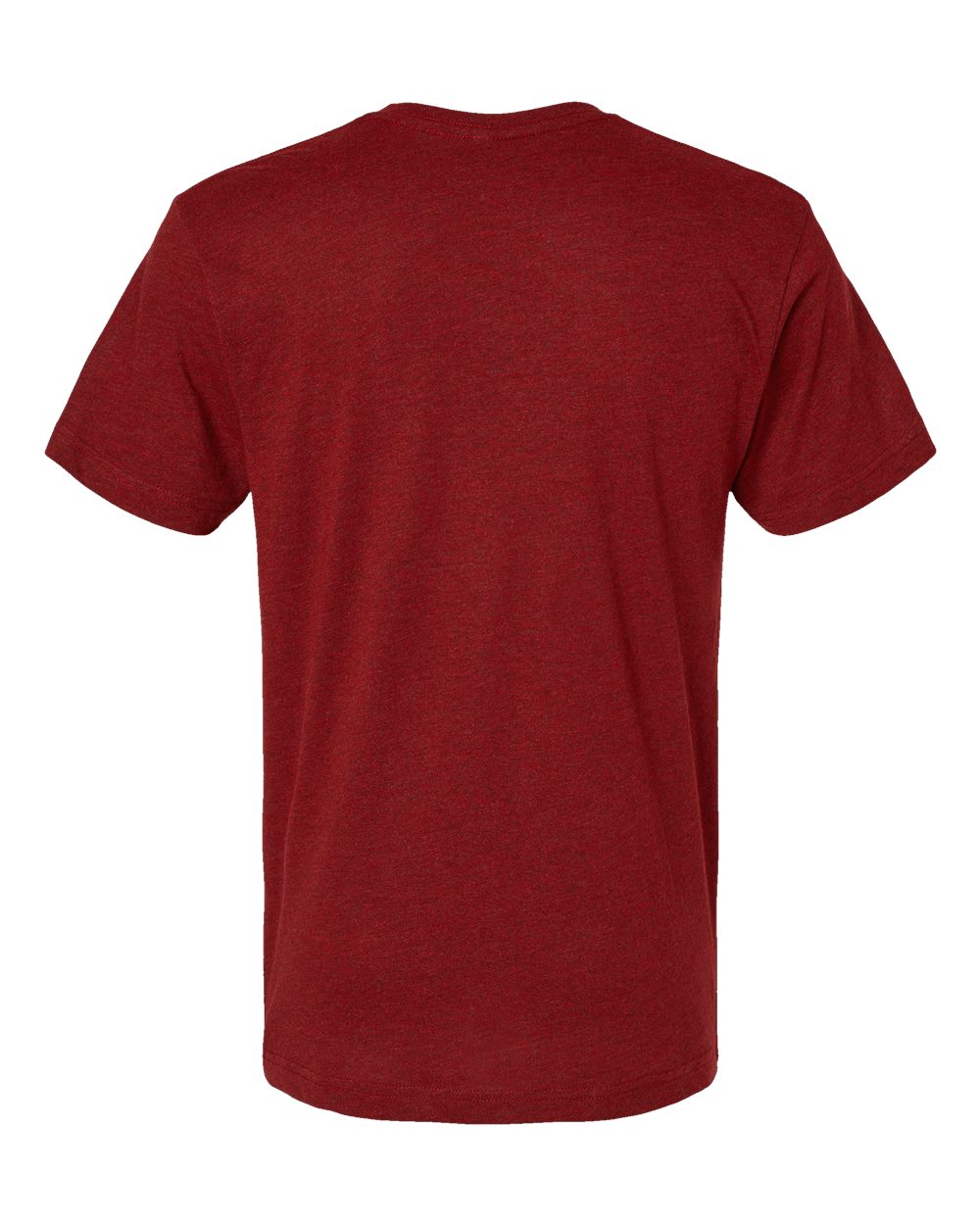 Unisex Fine Jersey Tee - Back - B00638923 - Cardinal Blackout