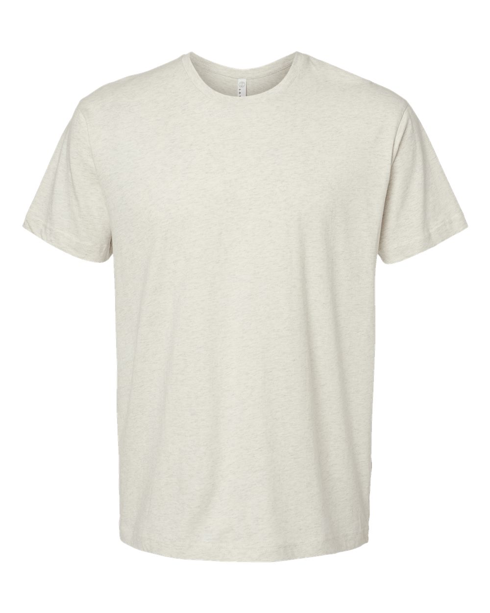 Unisex Fine Jersey Tee - Front - B00638243 - Natural Heather