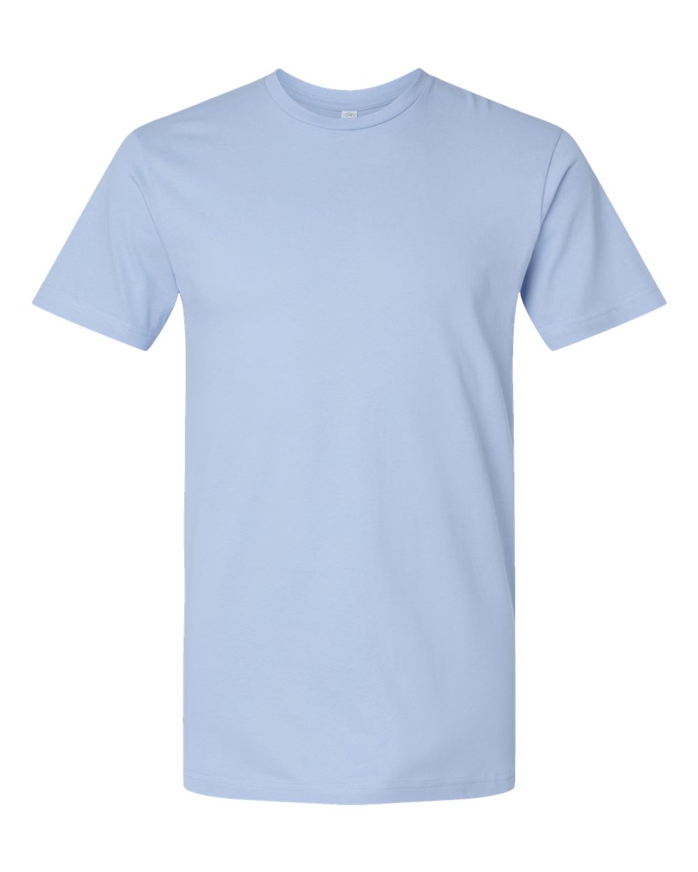 Unisex Fine Jersey Tee - Front - B00638253 - Light Blue