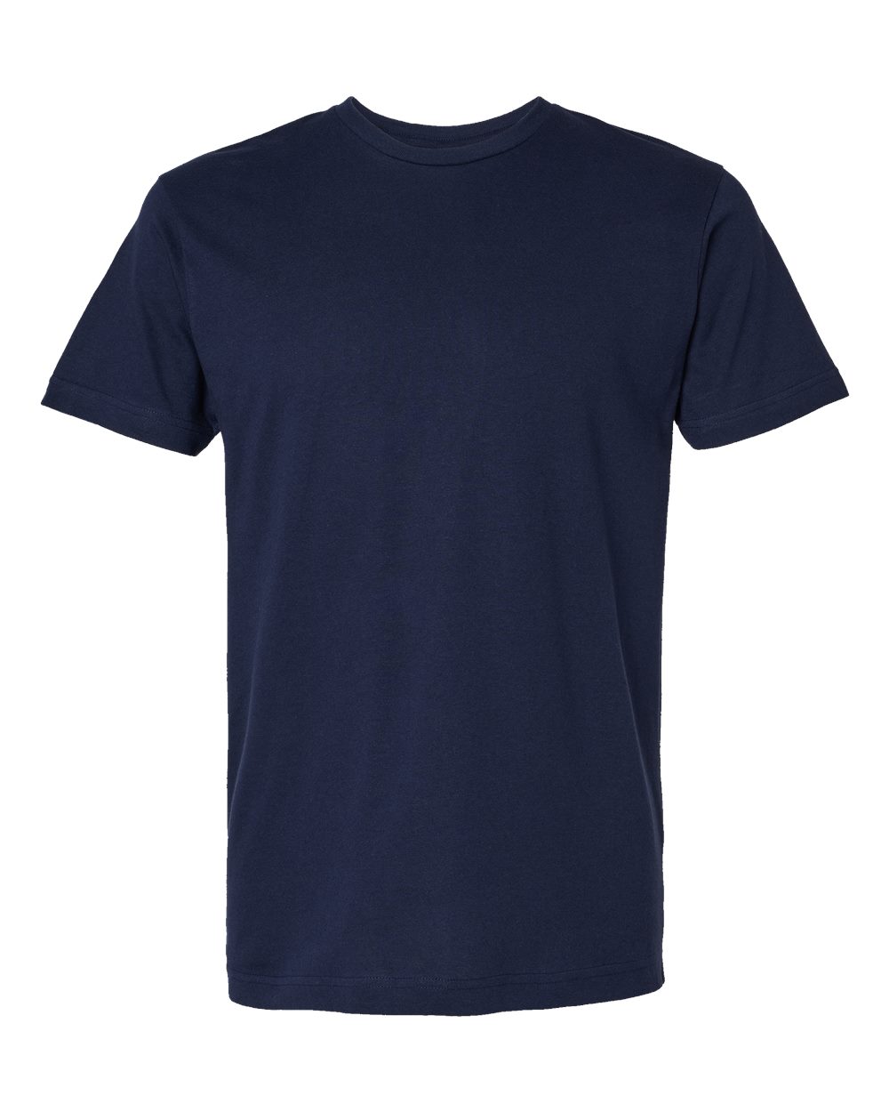 Unisex Fine Jersey Tee - Front - B00638652 - Navy