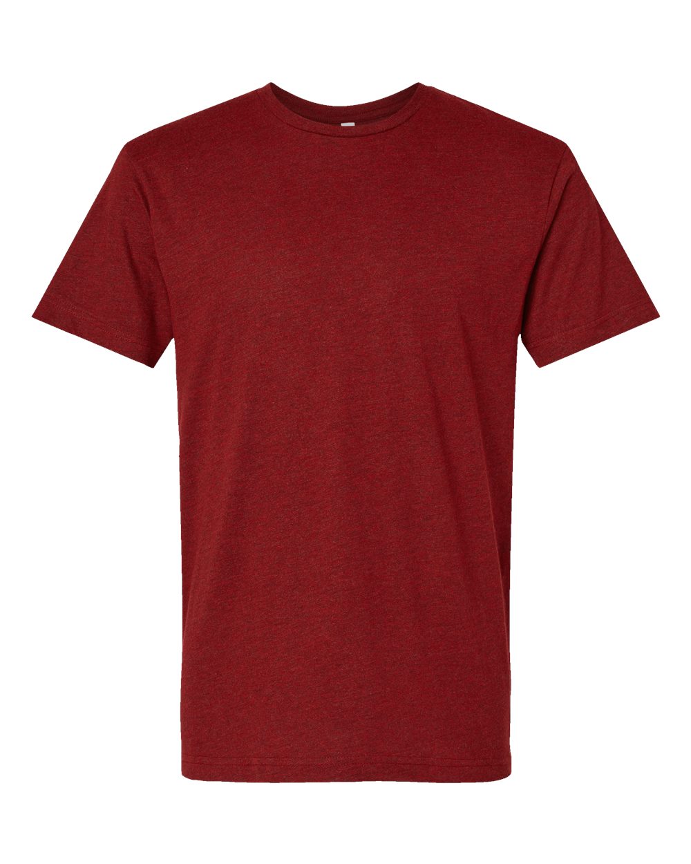 Unisex Fine Jersey Tee - Front - B00638923 - Cardinal Blackout