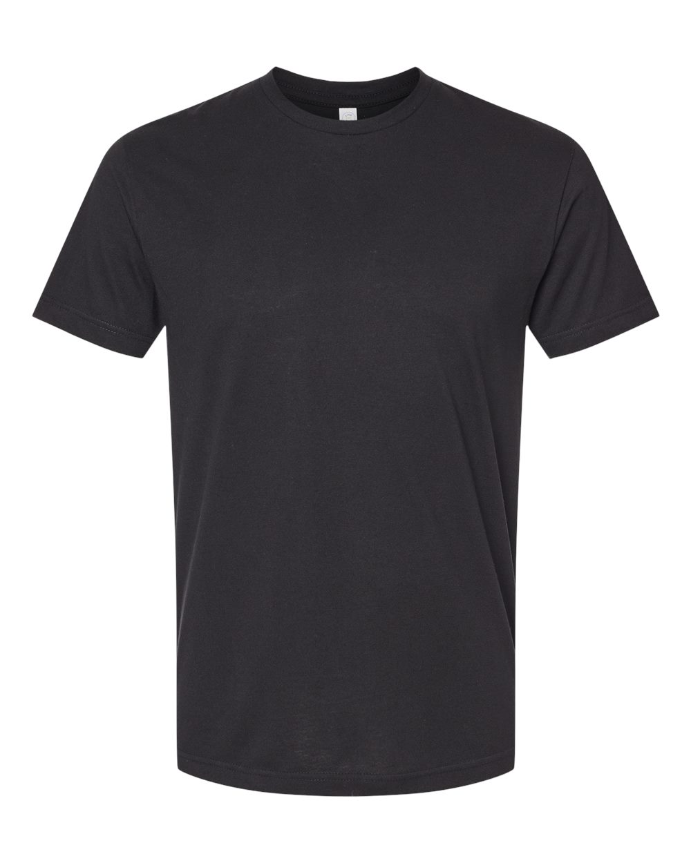 Unisex Fine Jersey Tee - Front - B00638943 - Blended Black