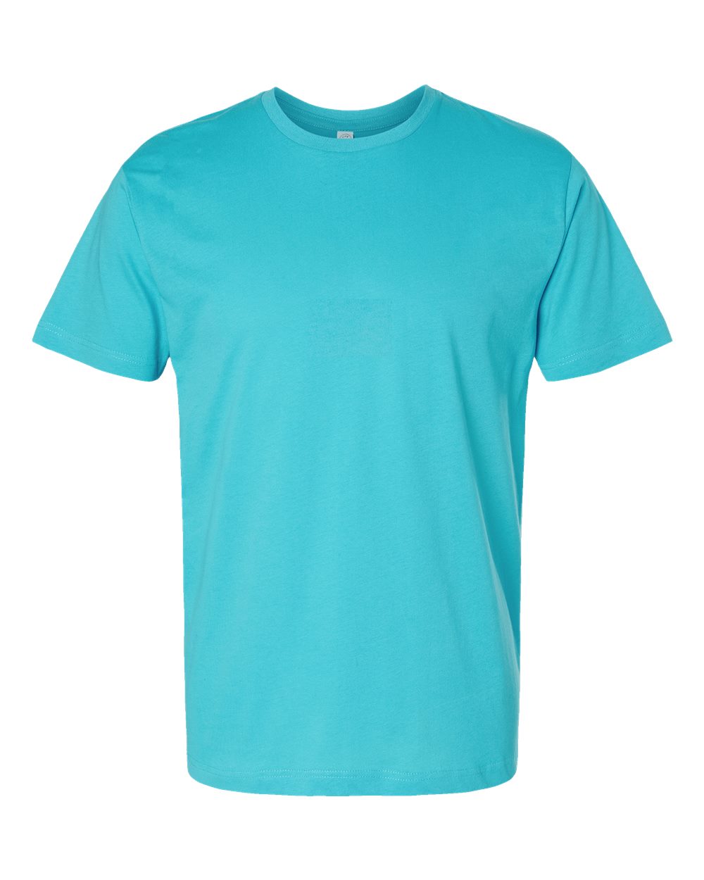 Unisex Fine Jersey Tee - Front - B00638973 - Caribbean