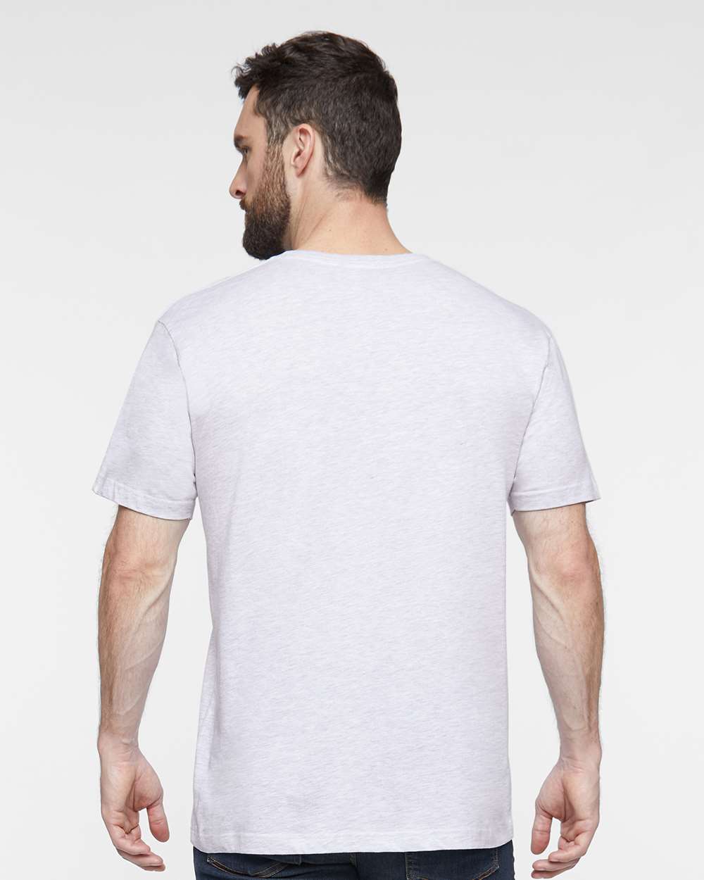 Unisex Fine Jersey Tee - OnModelBack - B00638023 - Ash