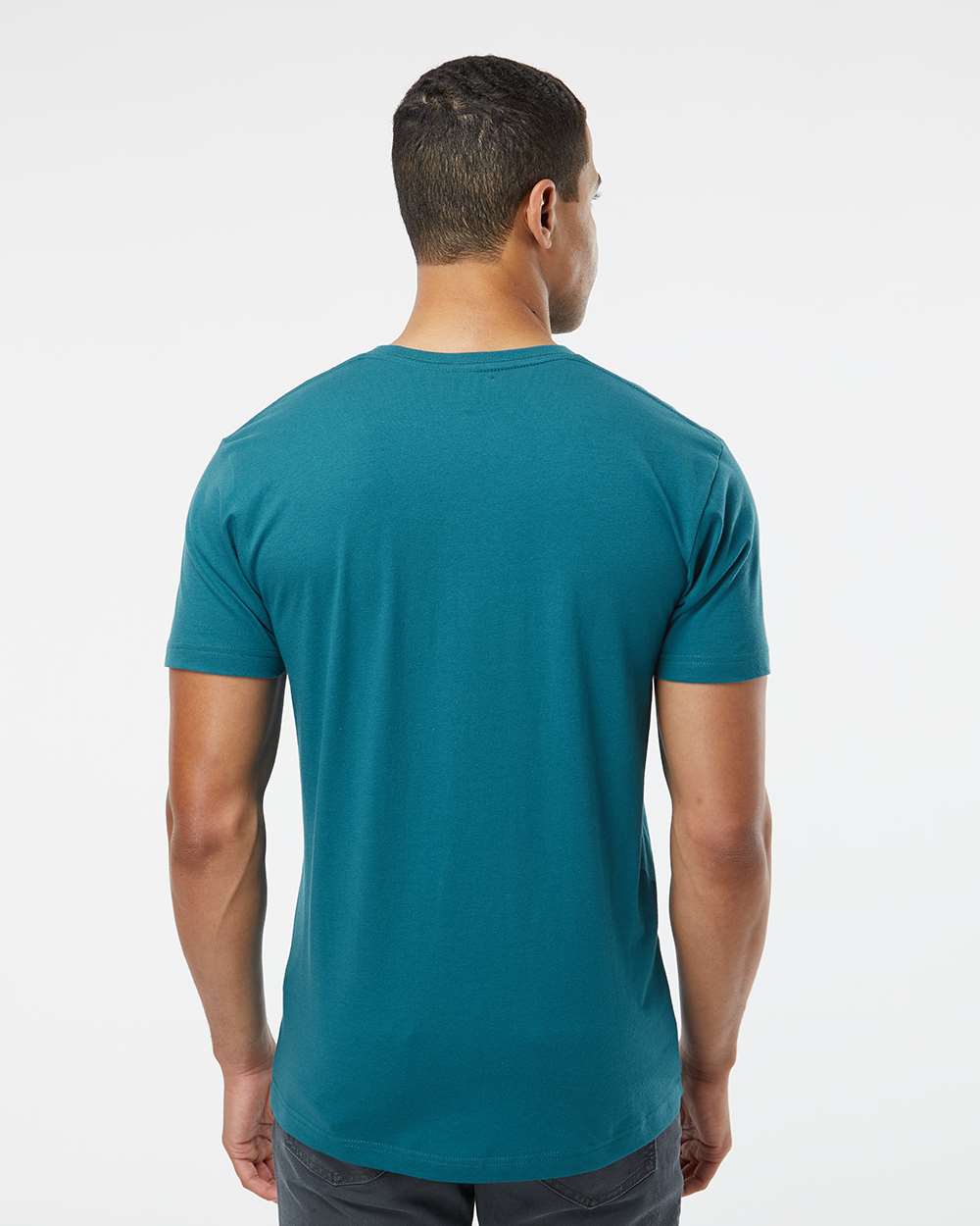 Unisex Fine Jersey Tee - OnModelBack - B00638903 - Oceanside