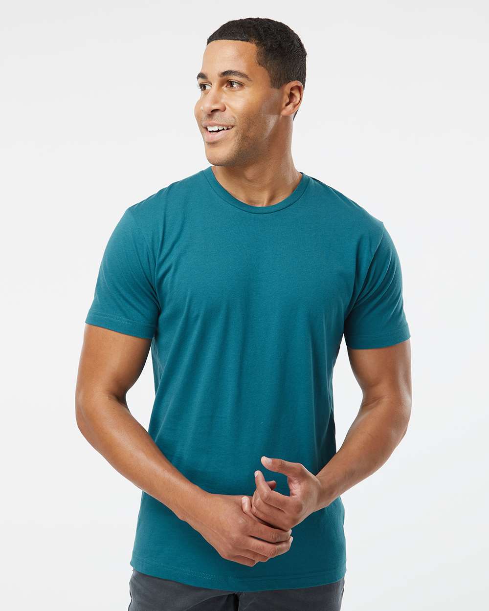 Unisex Fine Jersey Tee - OnModelFront - B00638903 - Oceanside