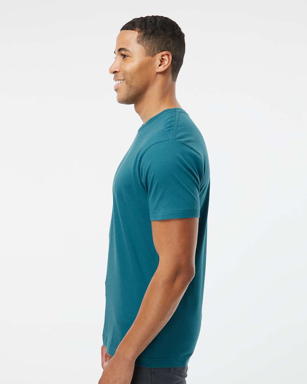 Unisex Fine Jersey Tee - OnModelSide - B00638903 - Oceanside
