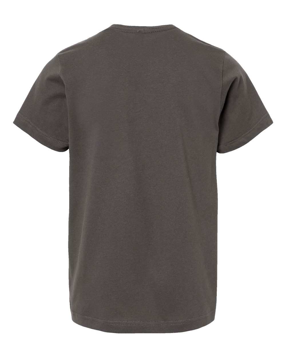 Youth Fine Jersey Tee - Back - B38038092 - Charcoal