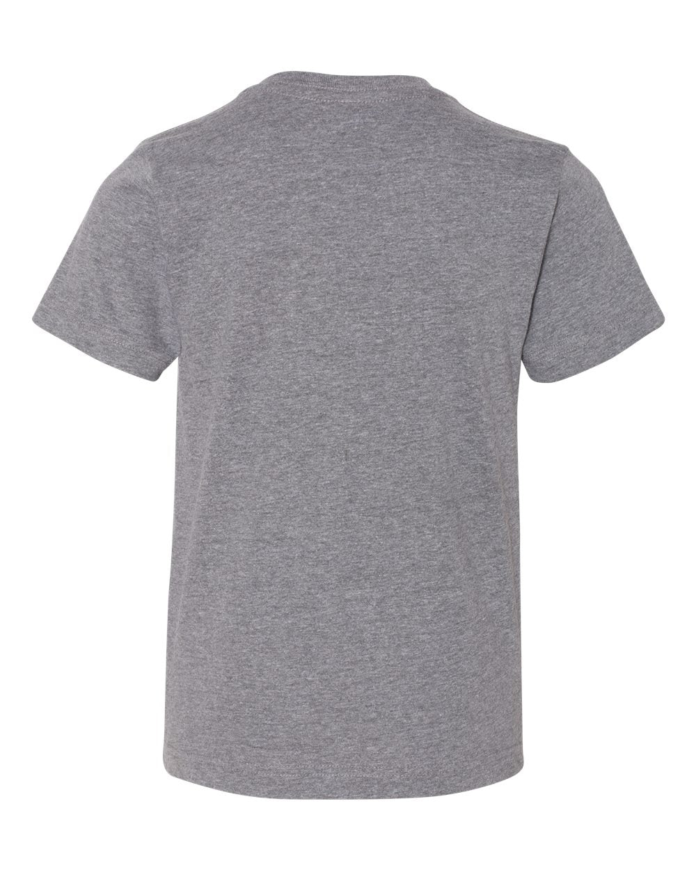 Youth Fine Jersey Tee - Back - B38038132 - Granite Heather