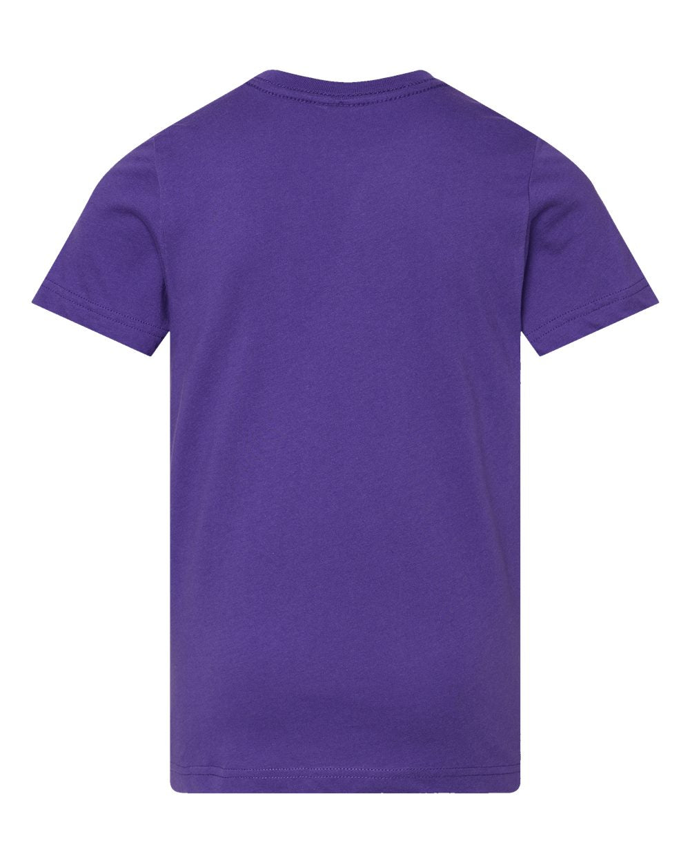 Youth Fine Jersey Tee - Back - B38038672 - Purple
