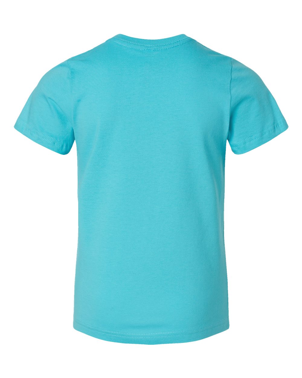 Youth Fine Jersey Tee - Back - B38038972 - Caribbean