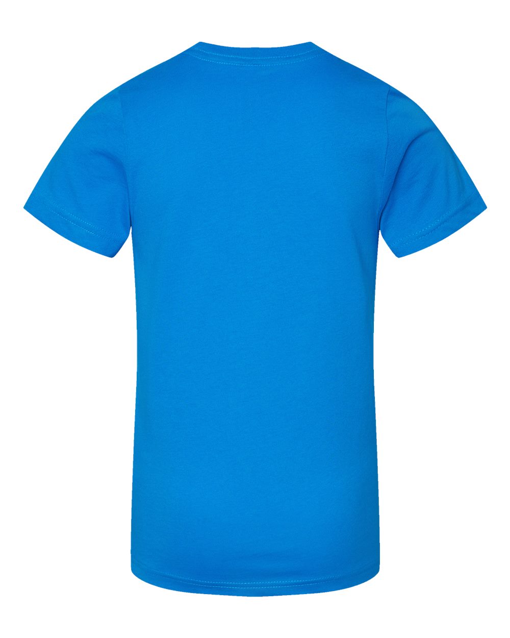 Youth Fine Jersey Tee - Back - B38038992 - Cobalt