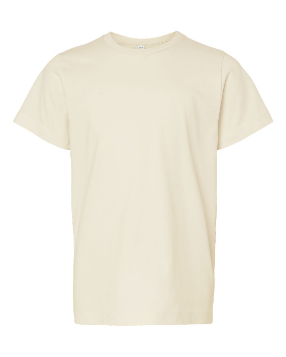 Youth Fine Jersey Tee - Front - B38038232 - Natural