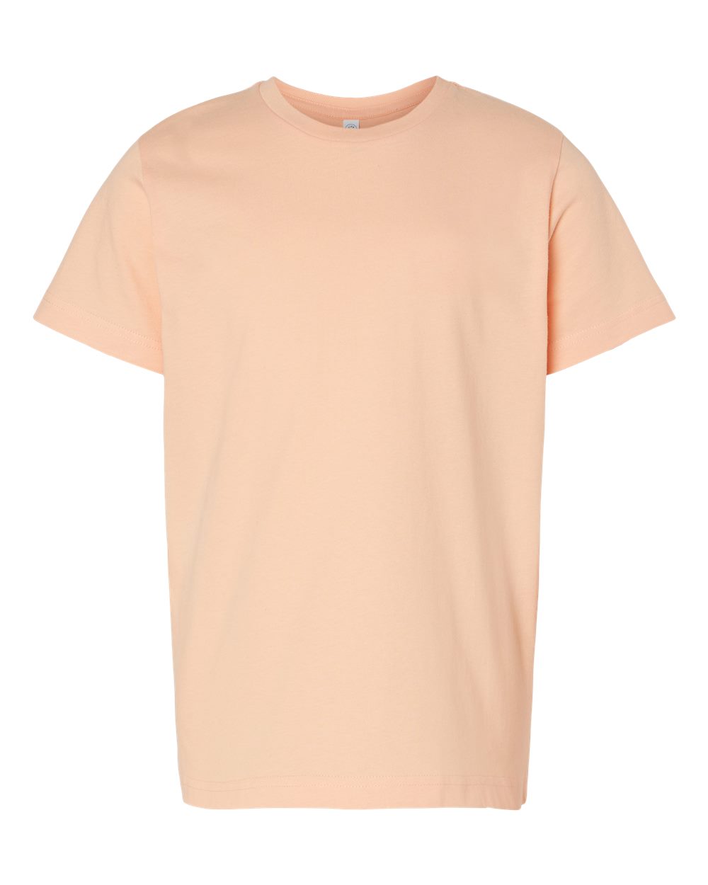 Youth Fine Jersey Tee - Front - B38038332 - Peachy
