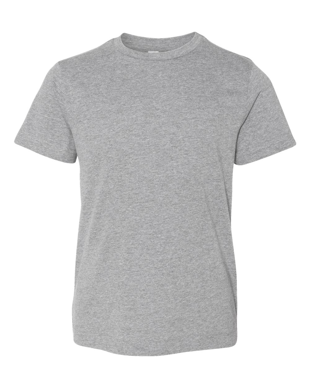 Youth Fine Jersey Tee - Front - B38038582 - Heather