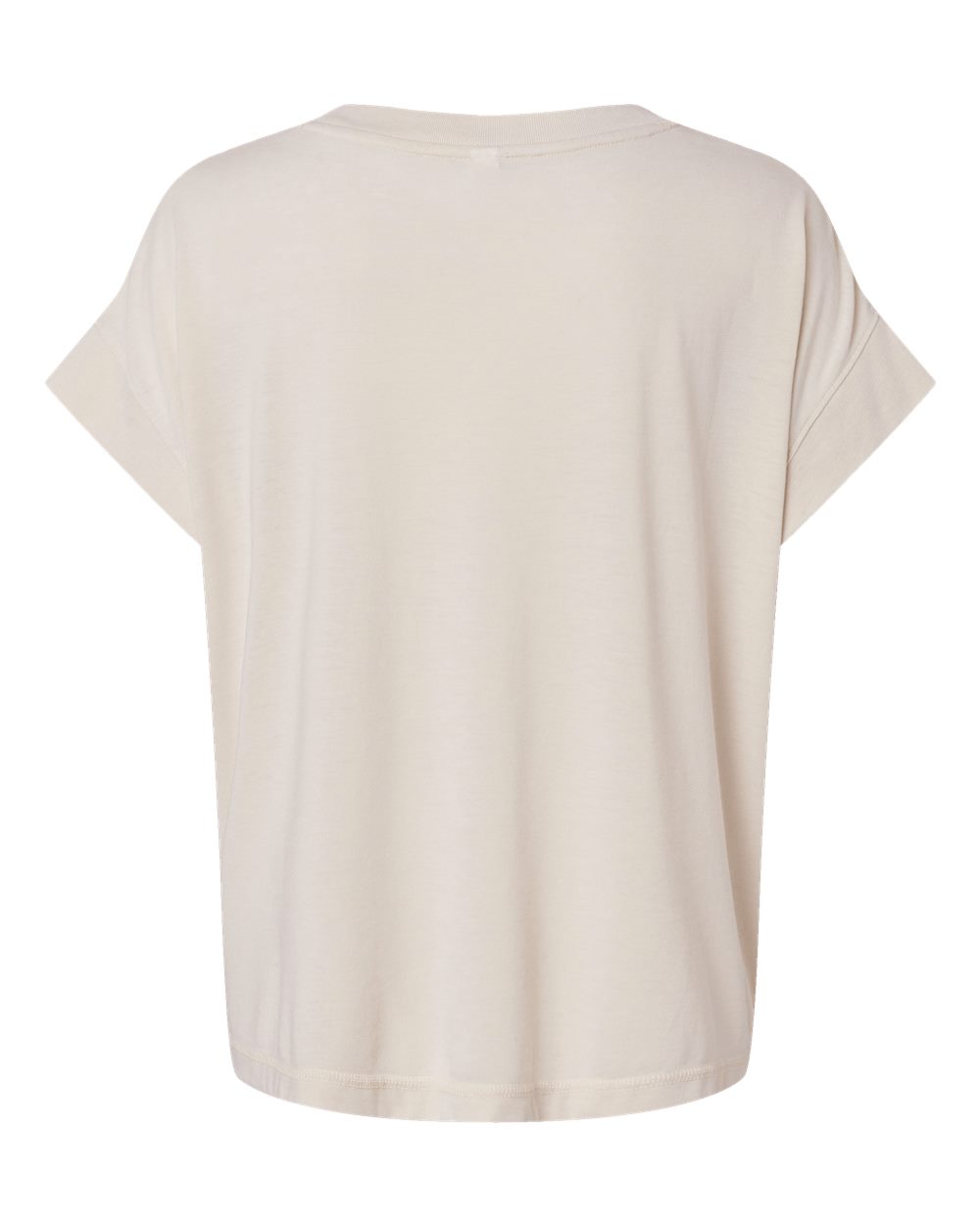 Women's Relaxed Vintage Wash Tee - Back - B03538103 - Washed Natural