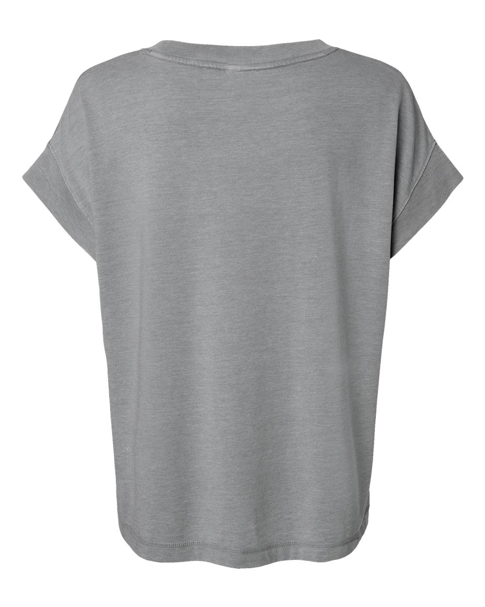 Women's Relaxed Vintage Wash Tee - Back - B03538133 - Washed Grey