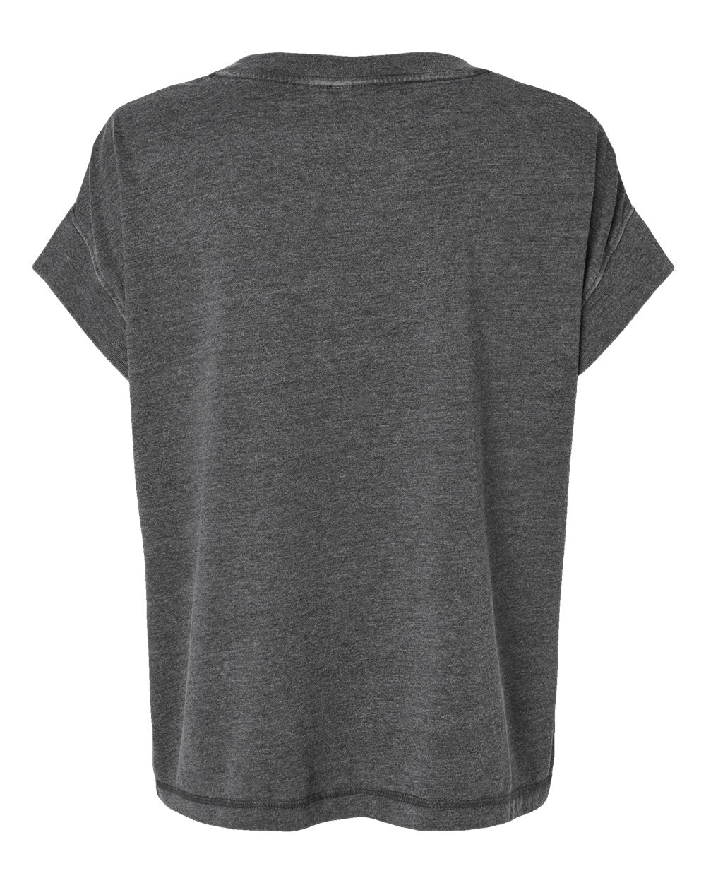 Women's Relaxed Vintage Wash Tee - Back - B03538503 - Washed Black