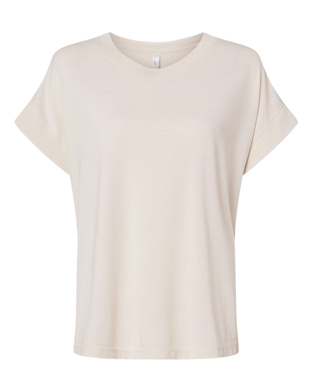 Women's Relaxed Vintage Wash Tee - Front - B03538103 - Washed Natural