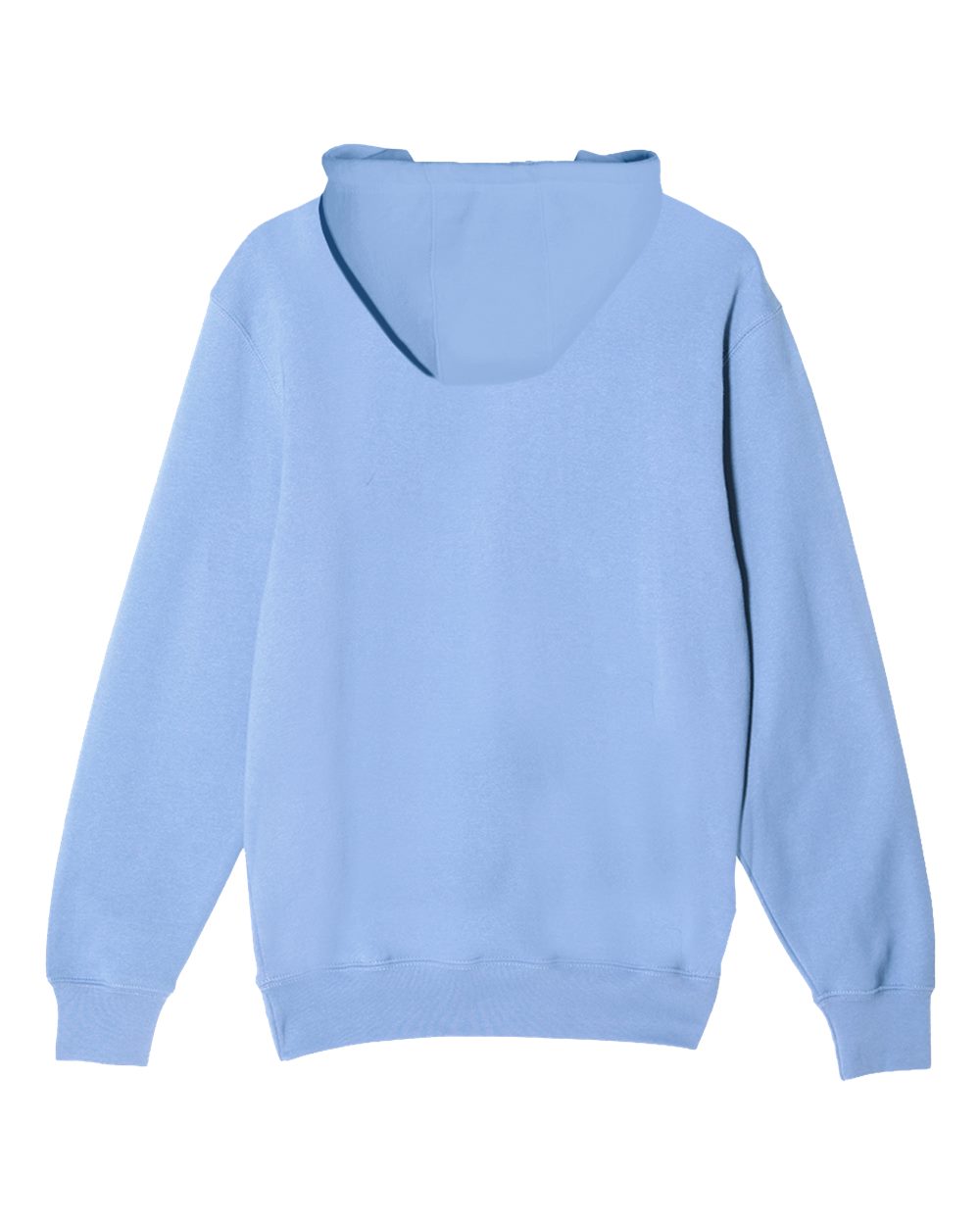 Unisex Premium Pullover Hooded Sweatshirt - Back - B487C9102 - Colony Blue