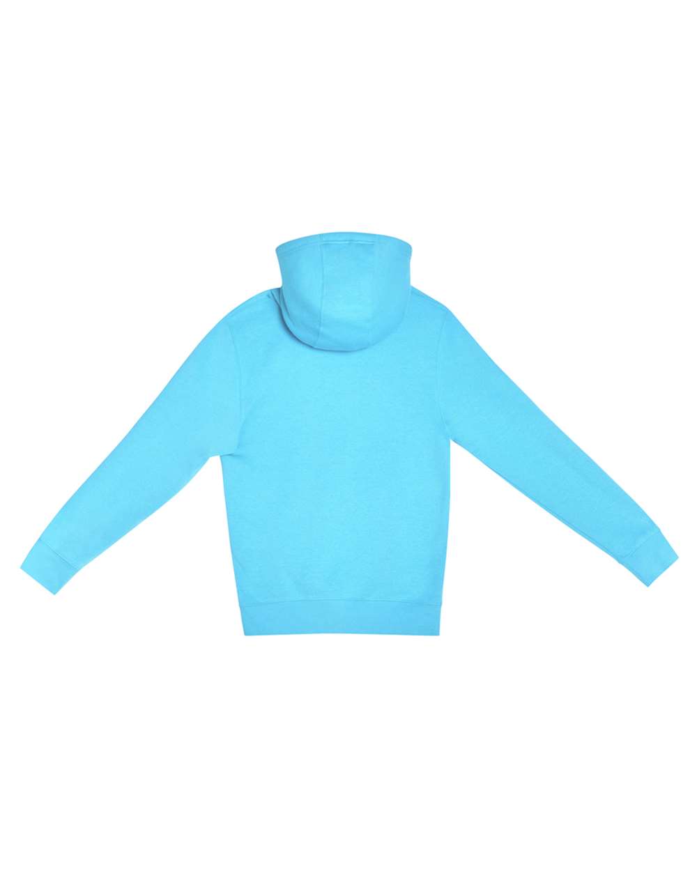 Unisex Premium Pullover Hooded Sweatshirt - Back - B487C9142 - Ocean Blue
