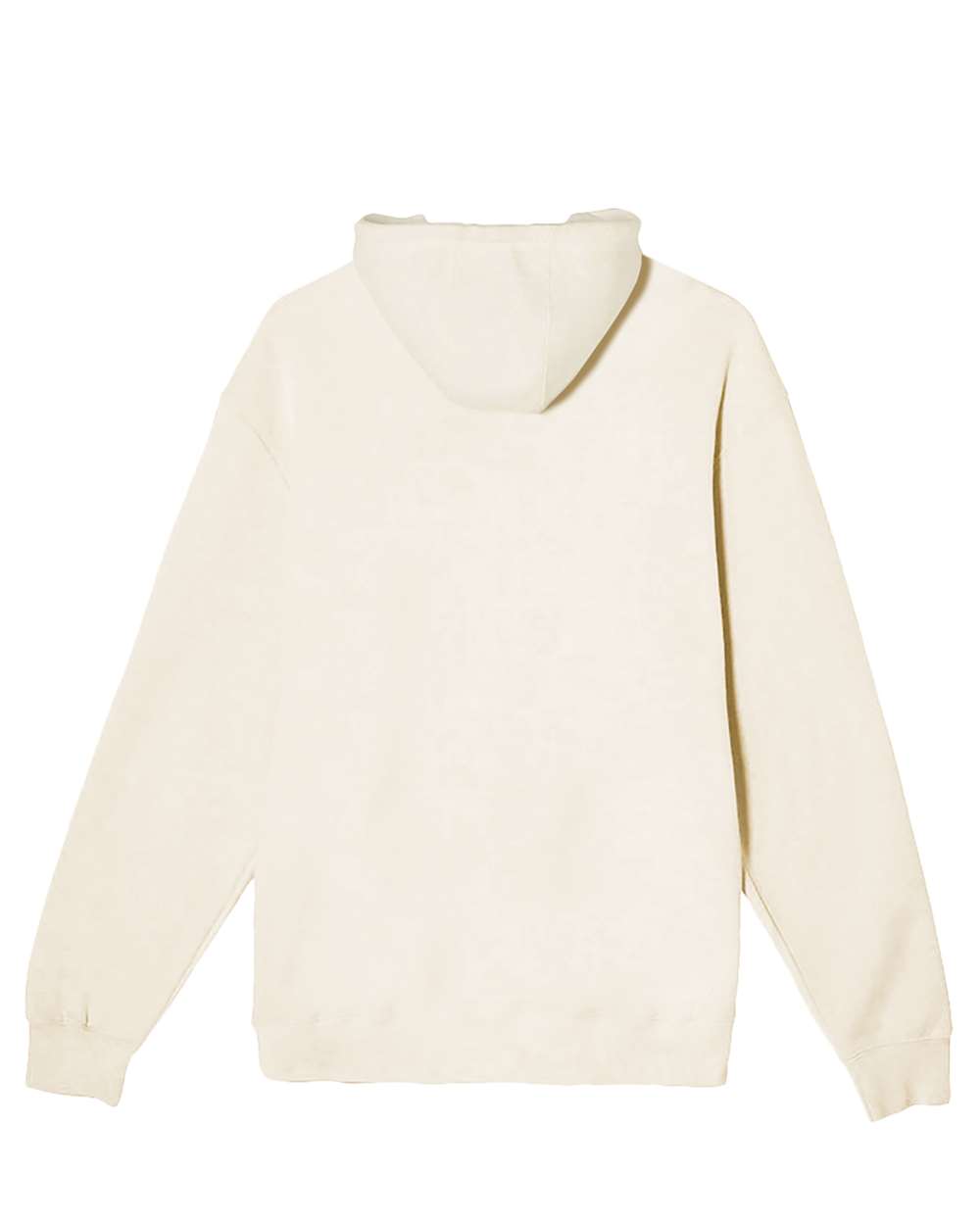 Unisex Premium Pullover Hooded Sweatshirt - Back - B487C9172 - Sand