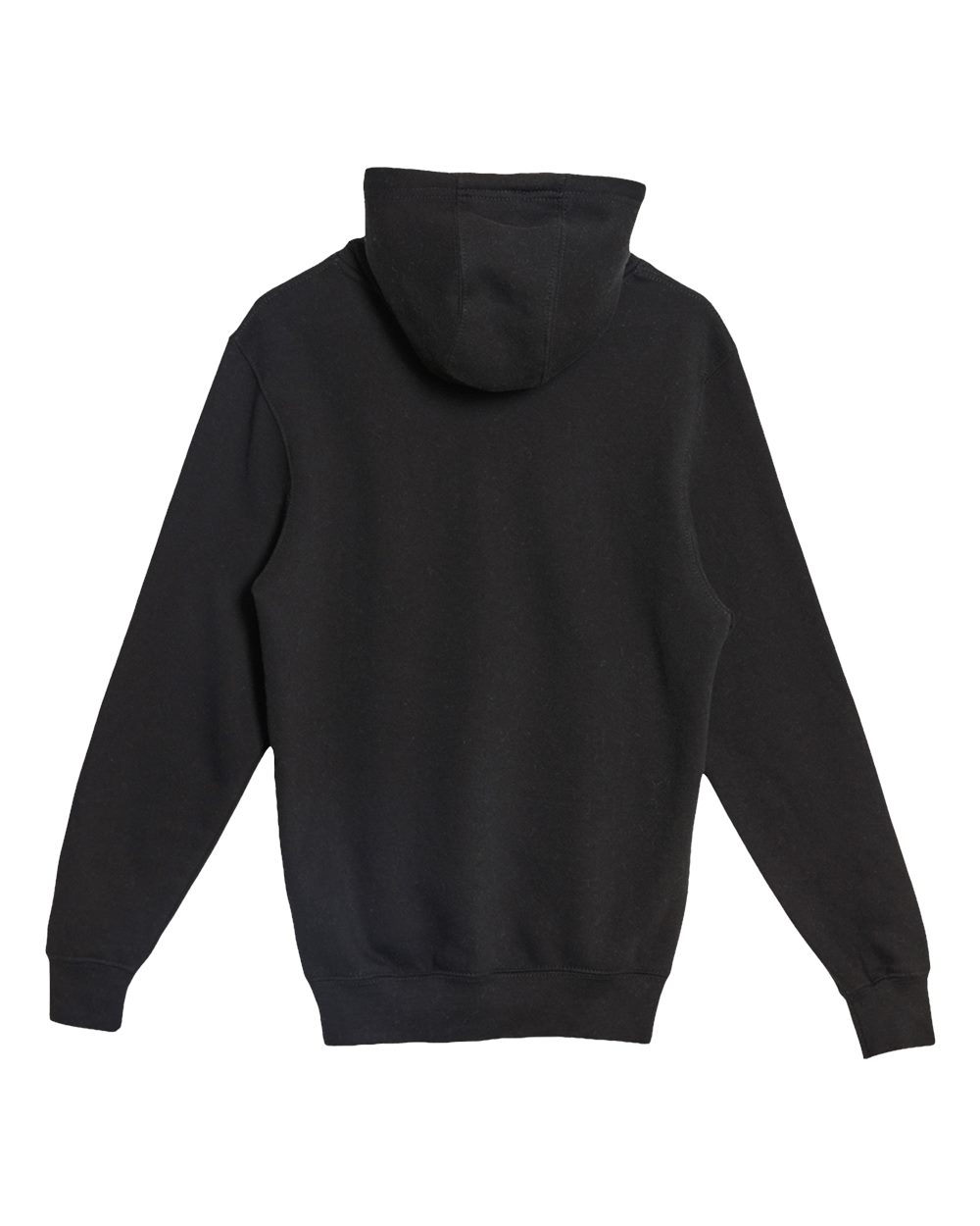 Unisex Premium Pullover Hooded Sweatshirt - Back - B487C9502 - Black