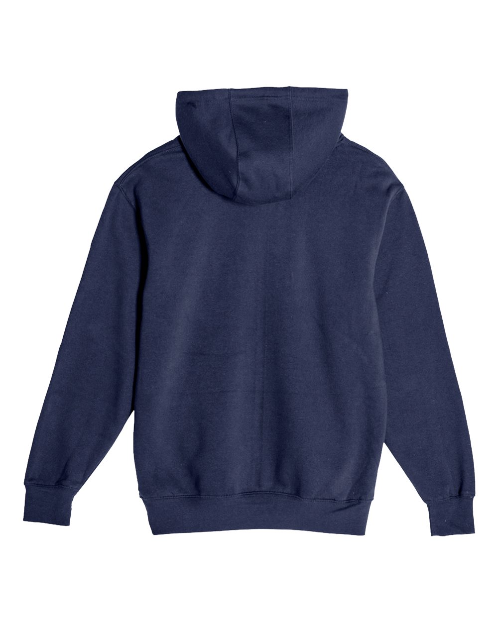 Unisex Premium Pullover Hooded Sweatshirt - Back - B487C9652 - Navy