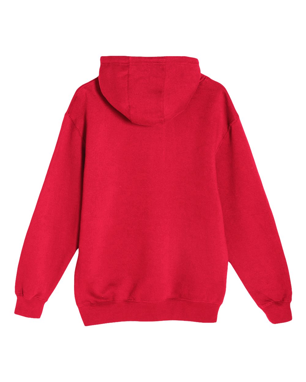 Unisex Premium Pullover Hooded Sweatshirt - Back - B487C9702 - Cardinal