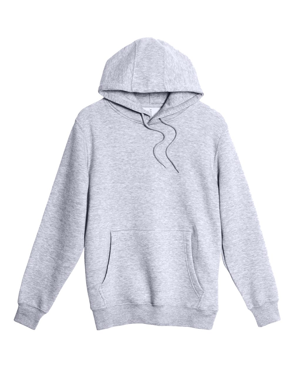 Unisex Premium Pullover Hooded Sweatshirt - Front - B487C9092 - Heather Grey
